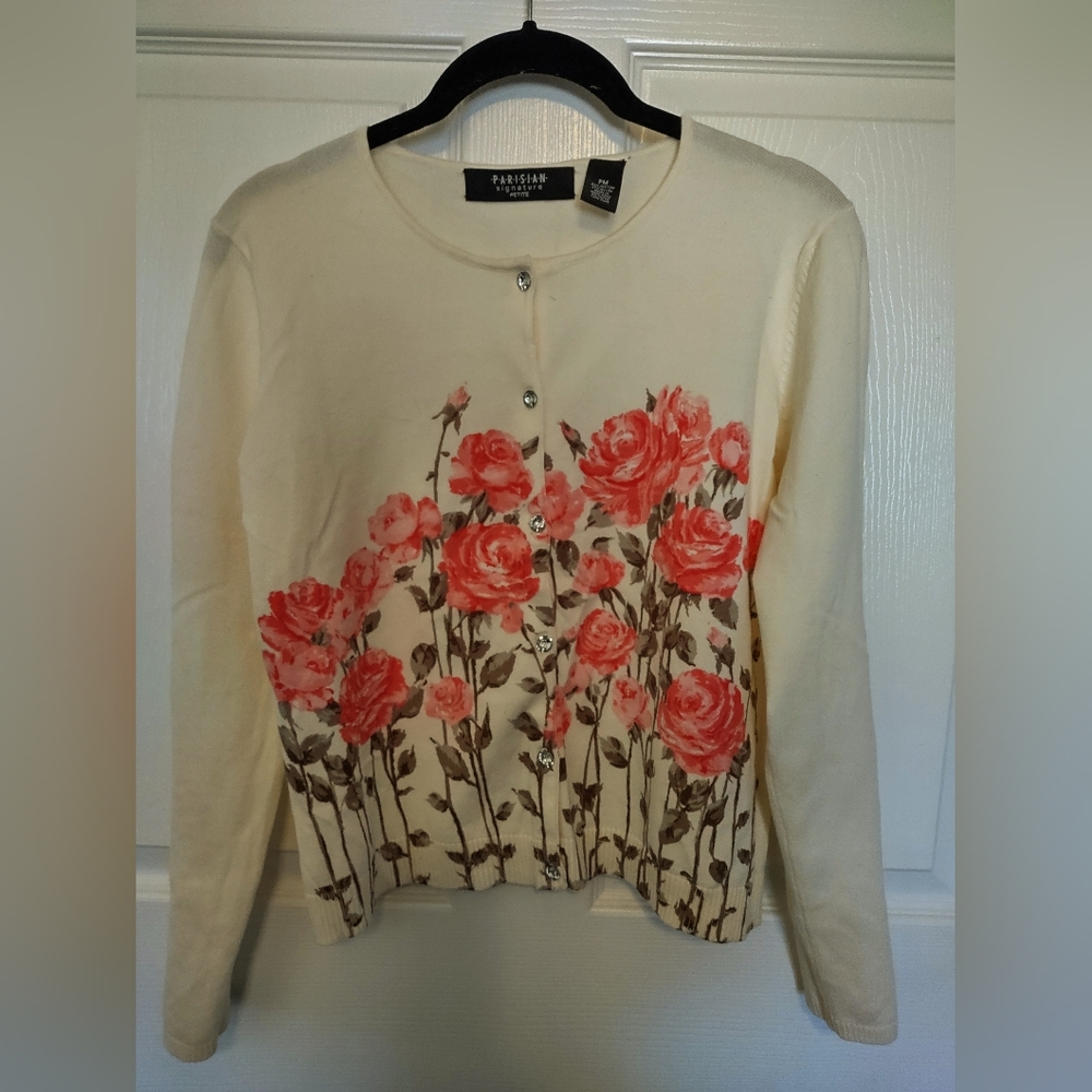 Ladylike cardigan NWOT PM Parisian